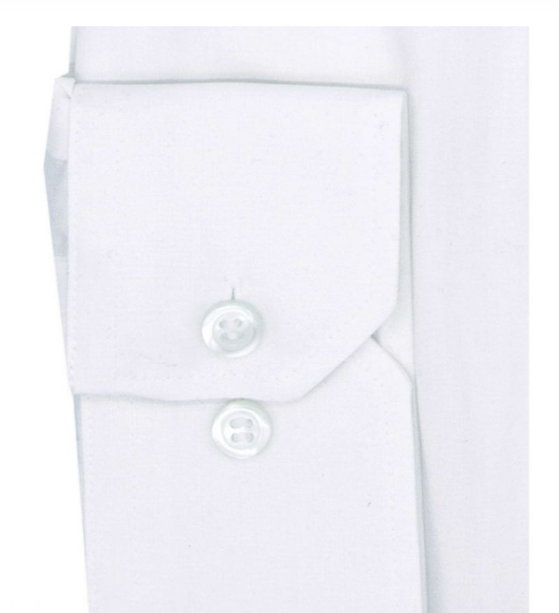 D2 King Size Long Sleeve Shirt White SLX4500A-2